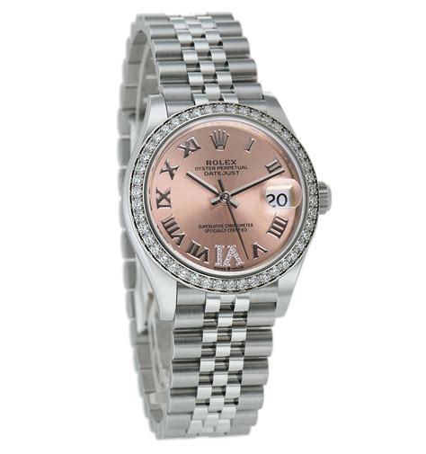 rolex datejust femme 31|Rolex Datejust 31mm diamond bezel.